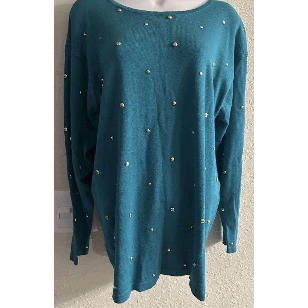 New Xxl Casual Corner Studded Top #1188*14